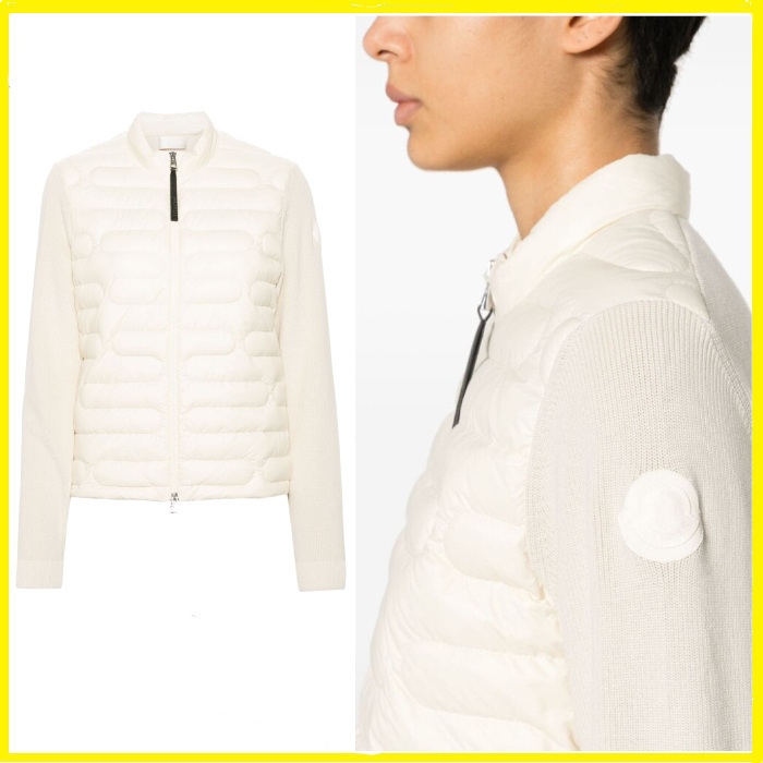 【大人気！】MONCLER☆エレガントニットカーディガンwh