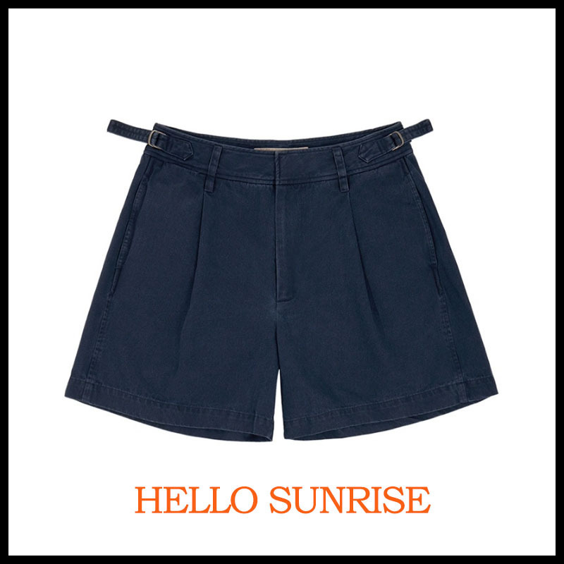 ★HELLO SUNRISE★HS WASHED COTTON SHORTS