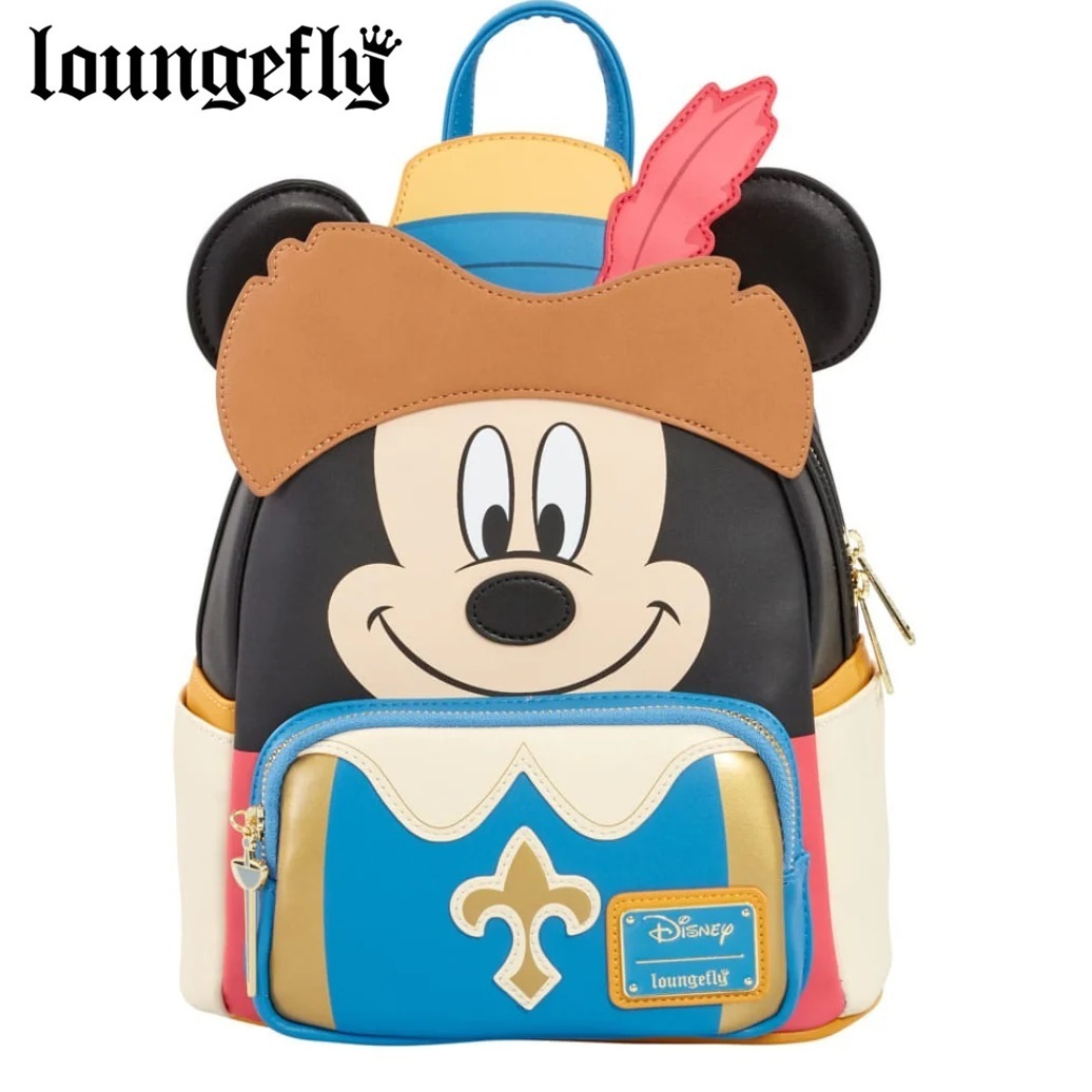 可愛い♪LOUNGEFLY★ディズニー ミッキー 三銃士 リュック
