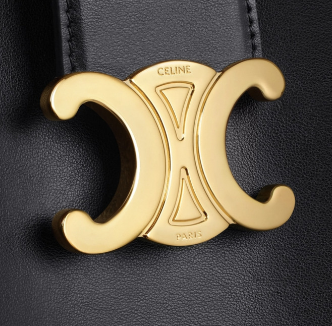 国内完売【CELINE】トリオンフ ベースボールキャップ / コットン