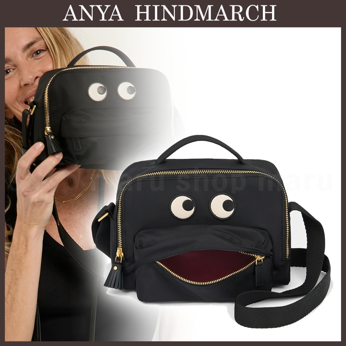 ANYA HINDMARCH ショルダーバッグ 5050925193542 アイズ クロスボディ ポーチ | Anya Hindmarch JP