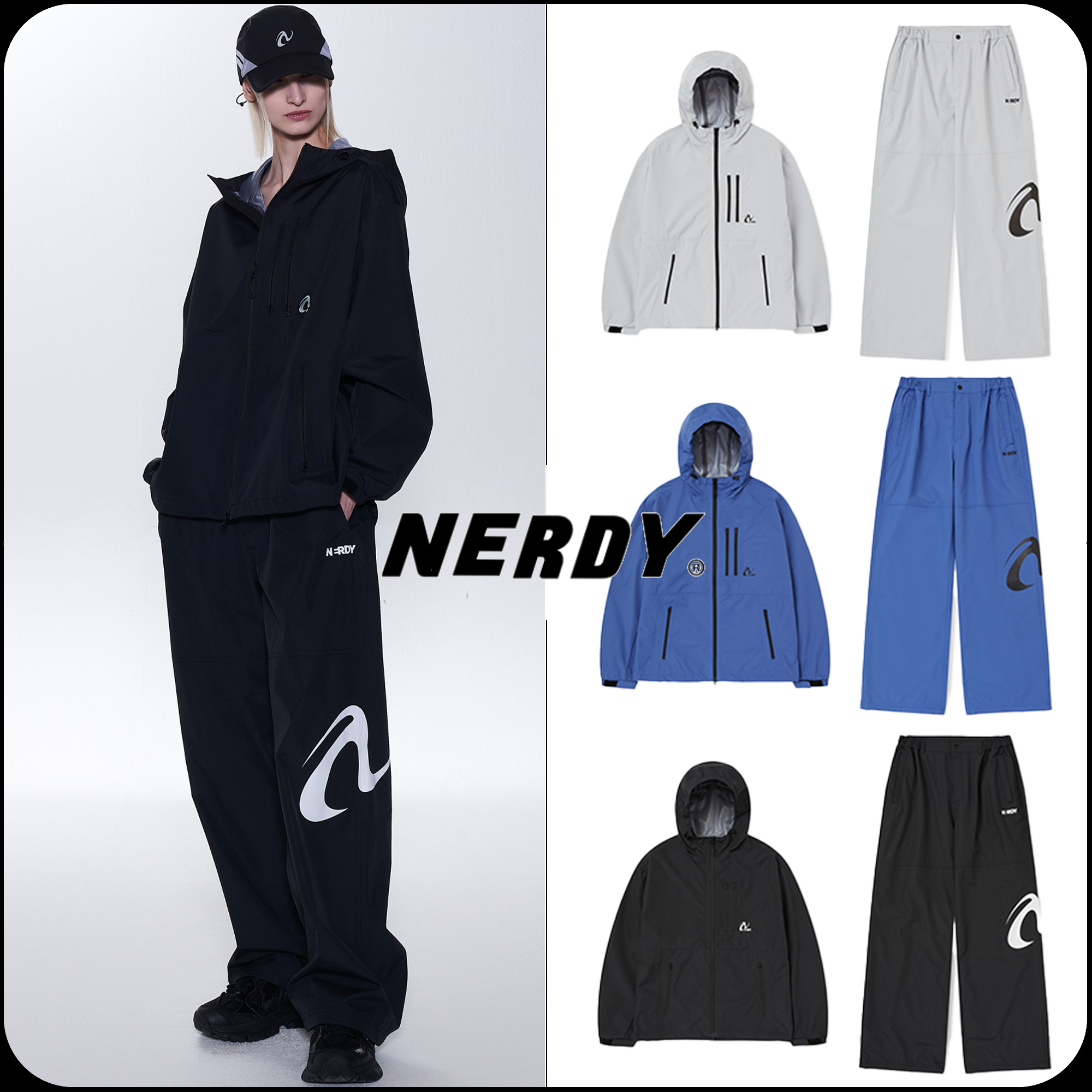 [ NERDY ]★韓国人気★3-LAYER STRUCTURE WINDBREAKER SET
