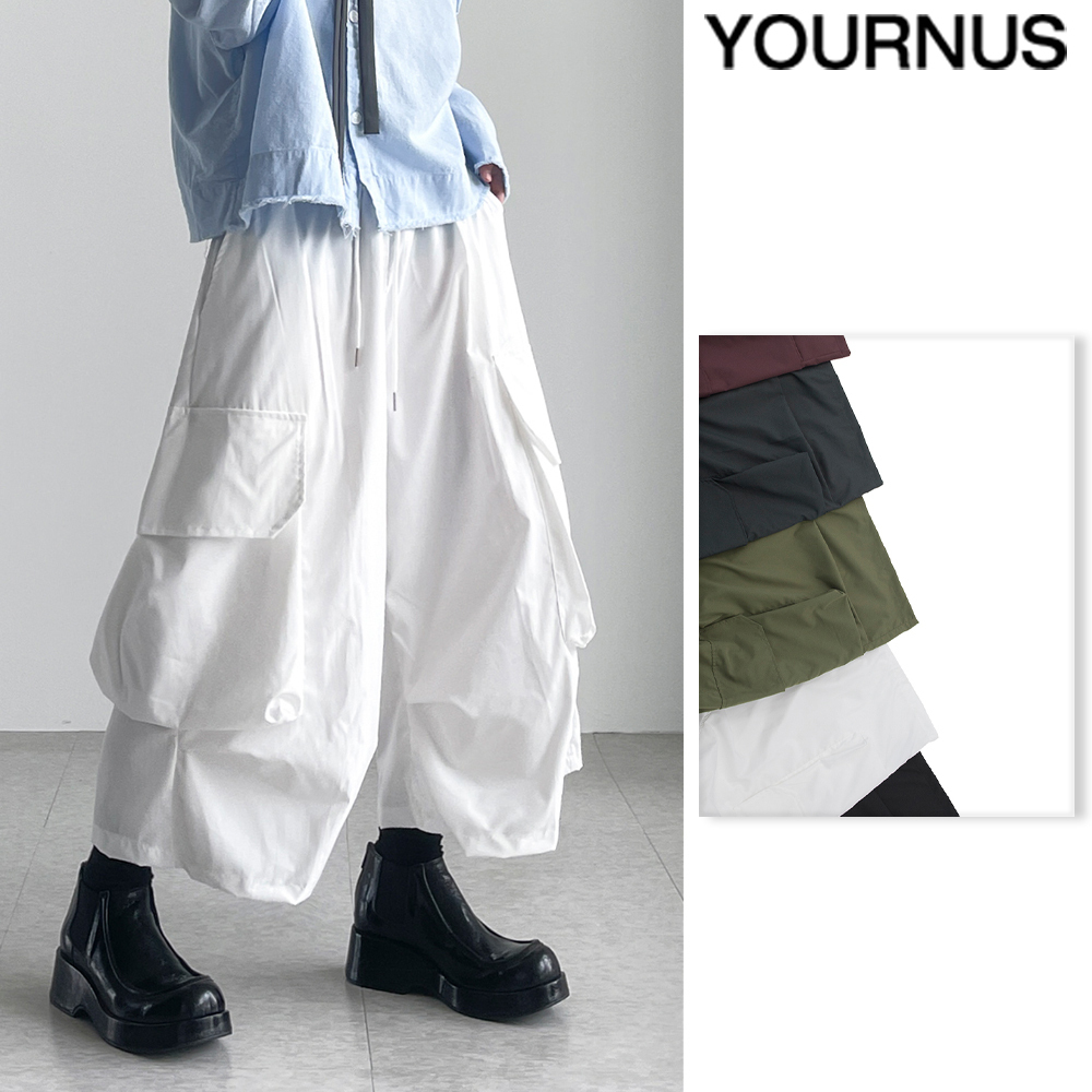 【YOURNUS】Caesars Crop Cargo Pants