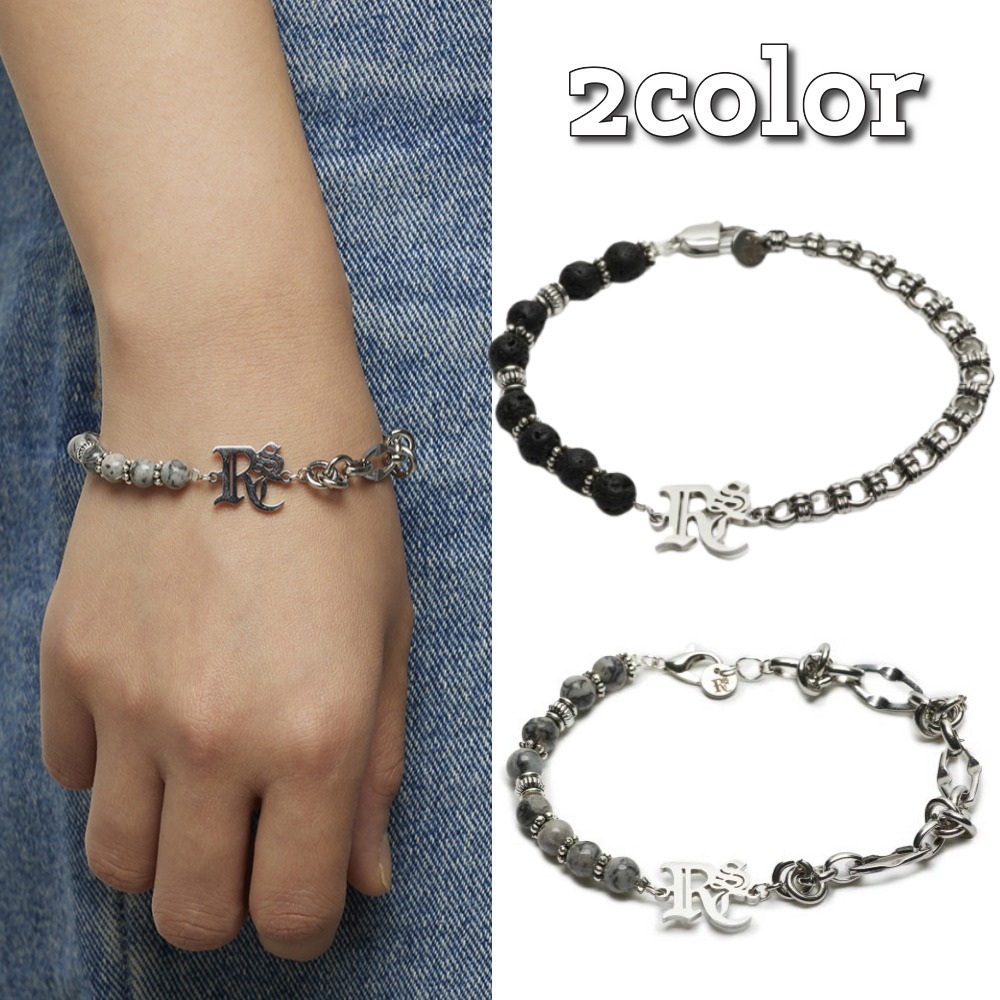 RSSC★韓国★人気★男女兼用★BEADS CHAIN BRACELET 2色
