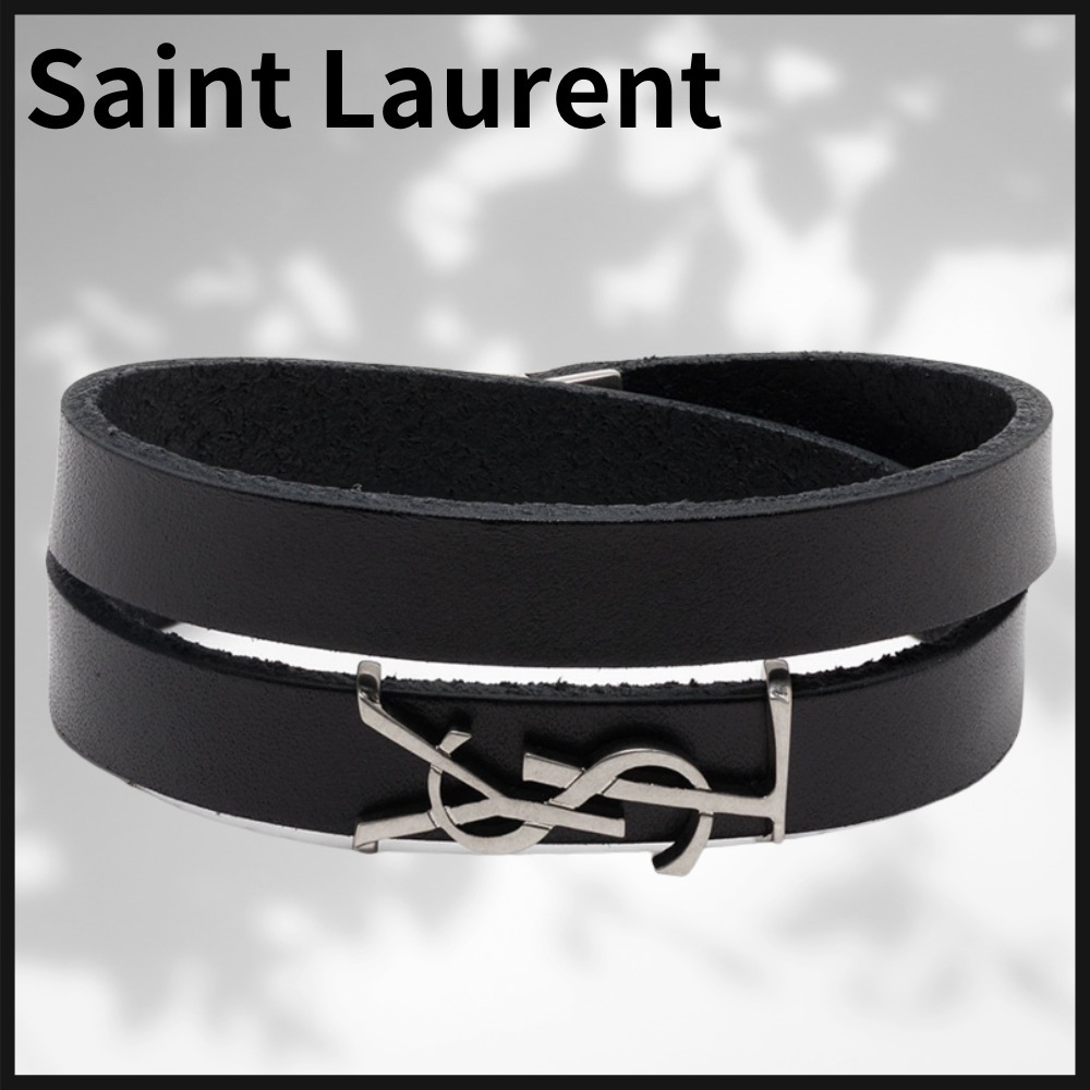 【関税込】★Saint Laurent ★大人気 オピウム ブレスレット 黒