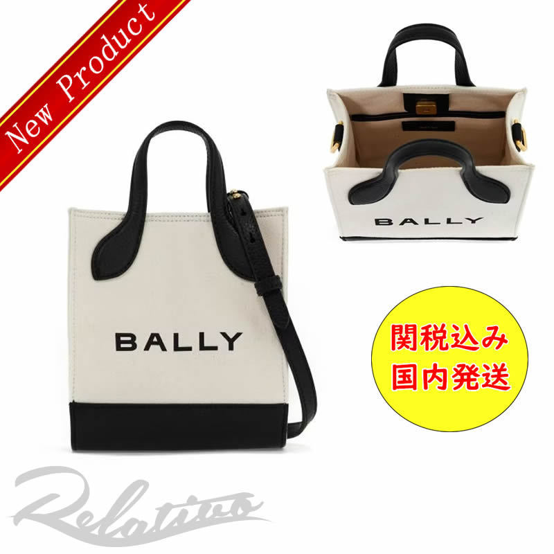 ★国内発送・関税込★【BALLY】Bar Keep On ミニ トートバッグ