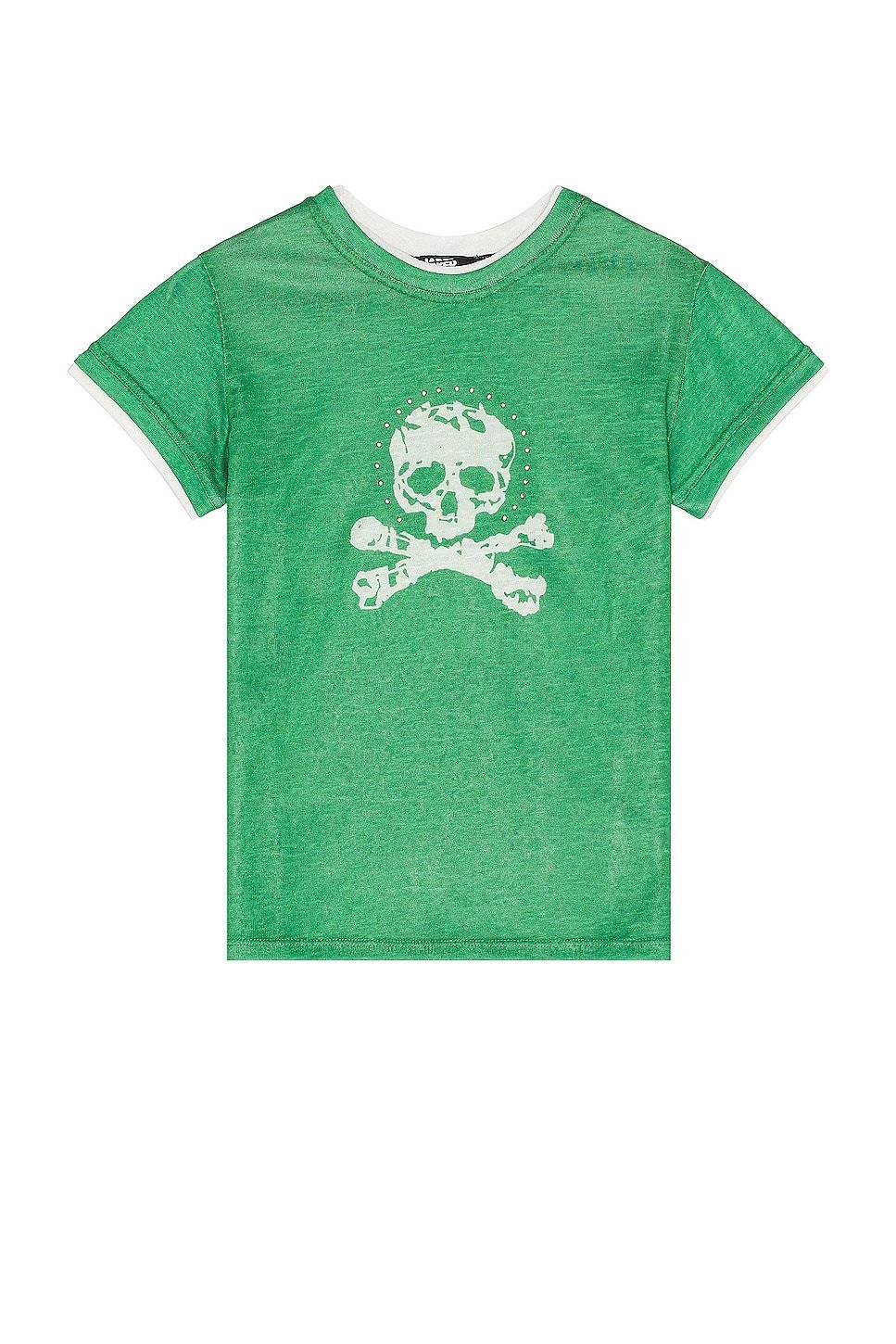 【JADED LONDON】 スカルプリントスタッズ Tシャツ Jaded London*スカルプリント Tシャツ 2色*送料込み*