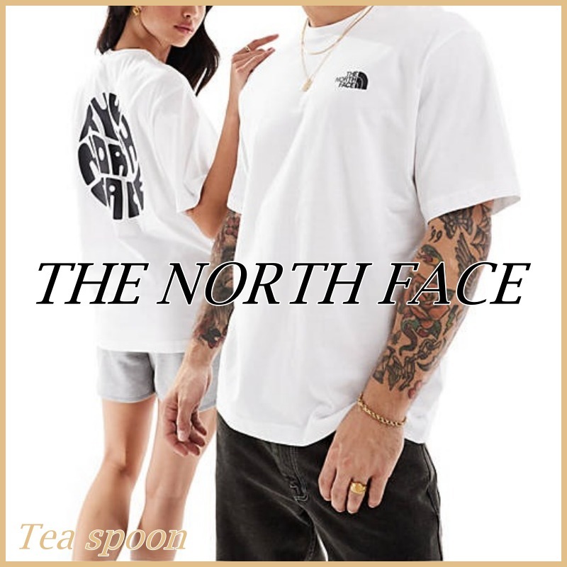 THE NORTH FACE◆サークルロゴ バックプリント Tシャツ 送料込
