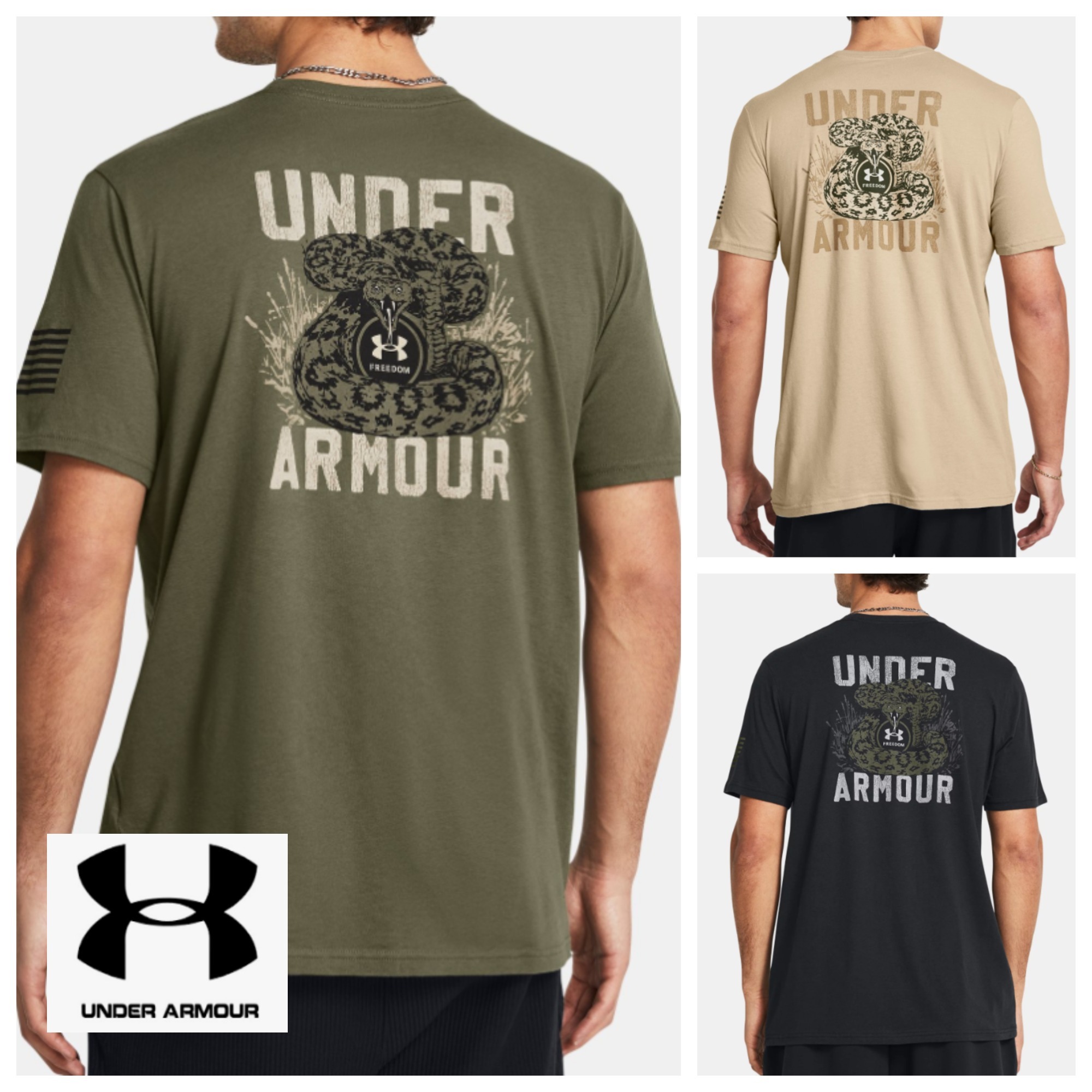 ★UNDER ARMOUR★メンズ UAフリーダムミッションメイド T シャツ