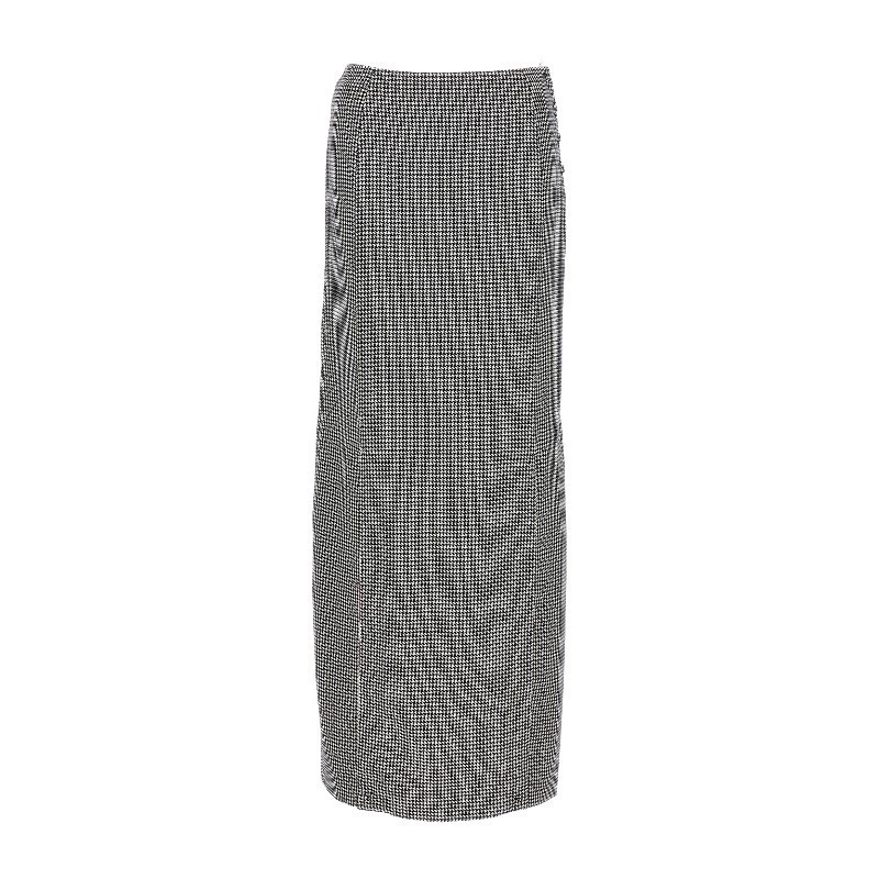 スカート THOM BROWNE Pied de poule long skirt (FGC949AF0342 980)