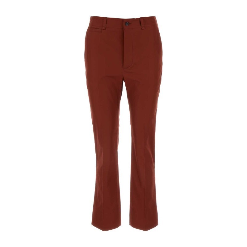 パンツ Saint Laurent Tiziano red cotton pant (786680Y3A99 6287)
