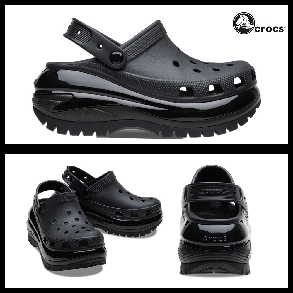 ★CROCS★Mega Crush Clog★ヒール高さ7cm★男女共用★