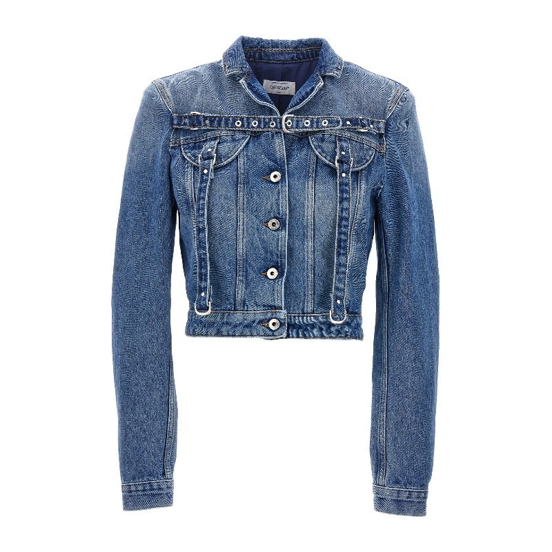 ジャケット Off-White 'Cargo Crop' jacket (OWYE048F23DEN0014500 4500)