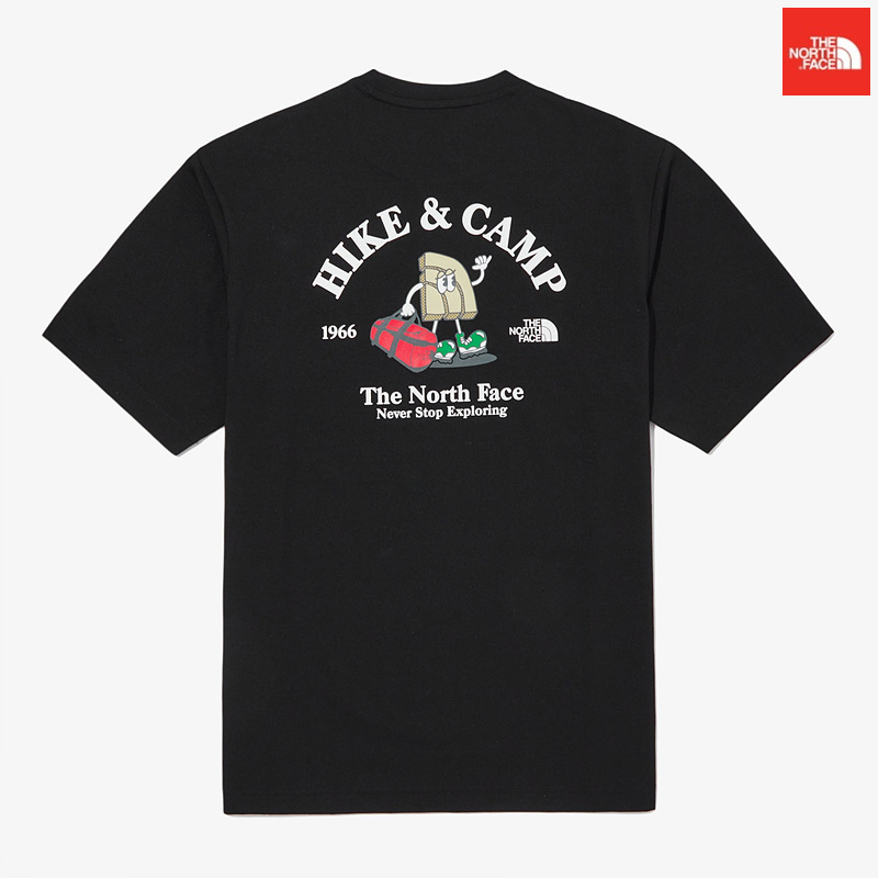 新作】 THE NORTH FACE ☆ 人気 M'S HIKE AND CAMP S/S R/TEE
