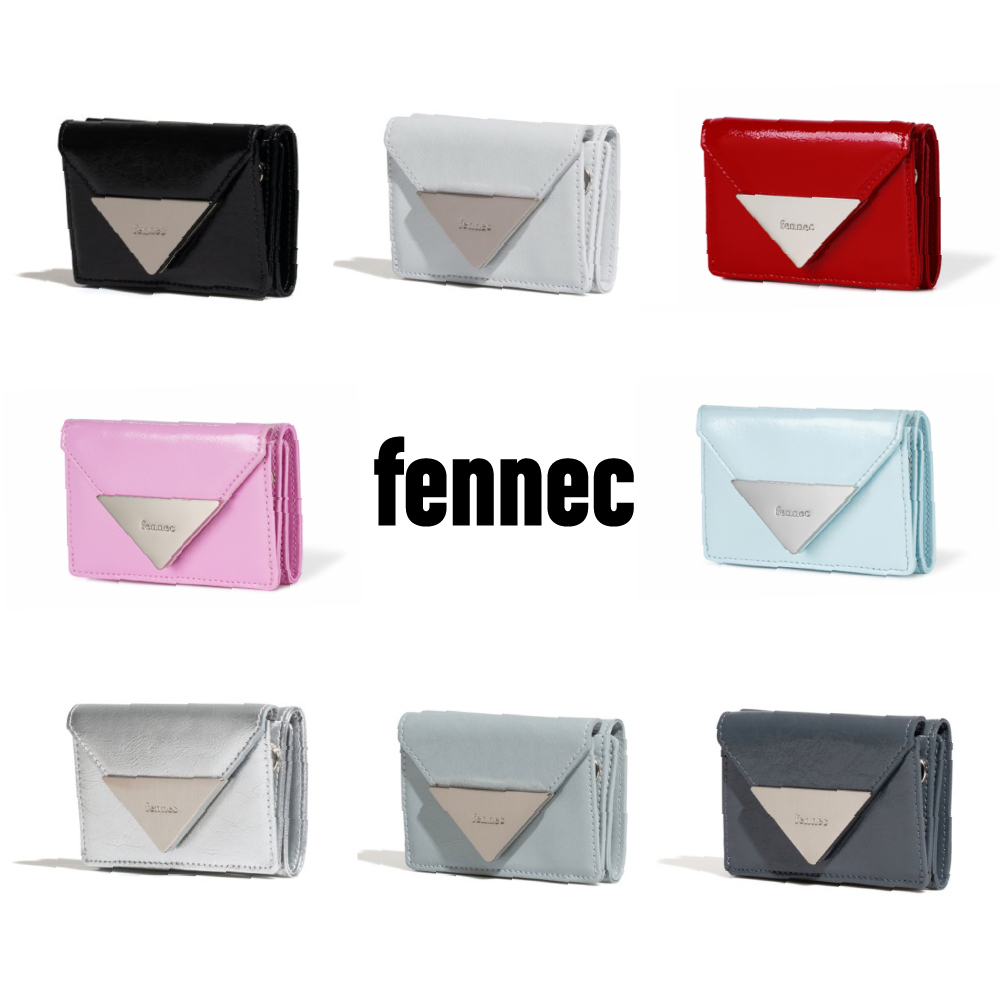 ★ SALE!! ★【fennec】CRINKLE TRIANGLE TRIPLE WALLET D