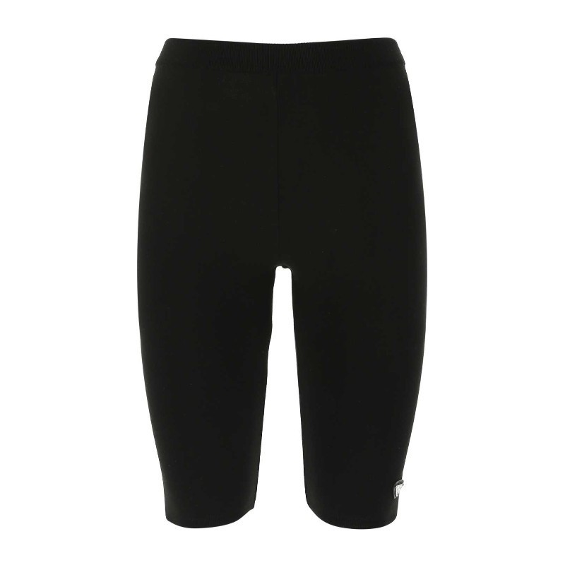 ボトムスその他 PRADA Black viscose blend leggings (22226S2121Y86 F0002)