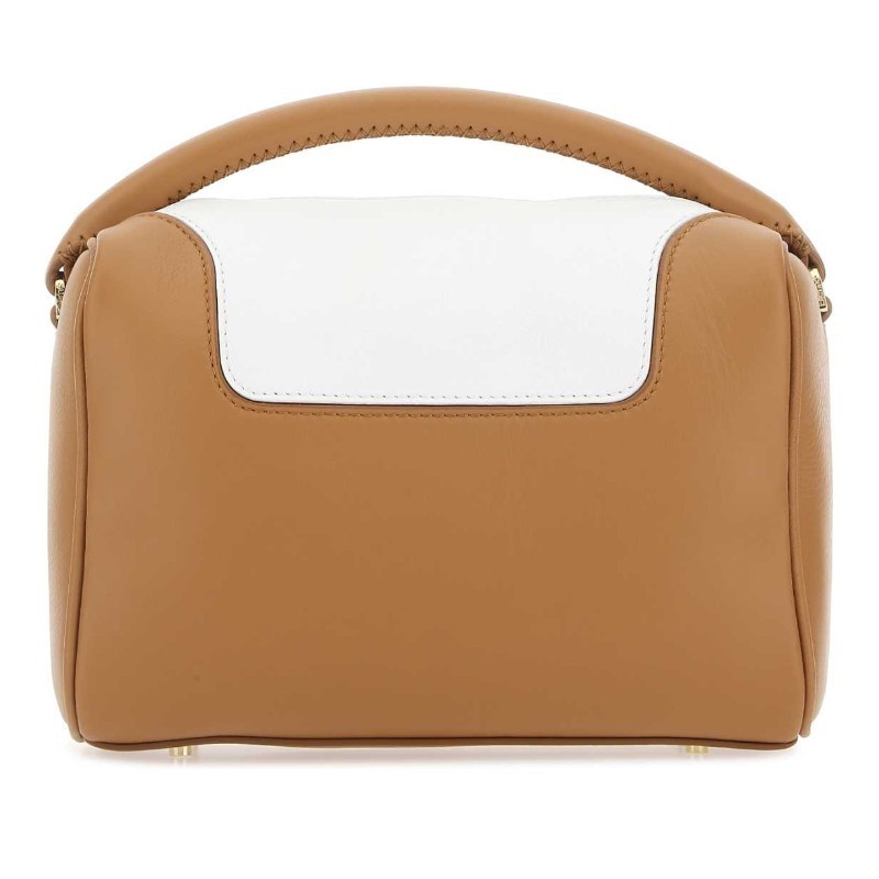 トートバッグ elleme Two-tone leather Treasure handbag (TREASURE TOFWHI)