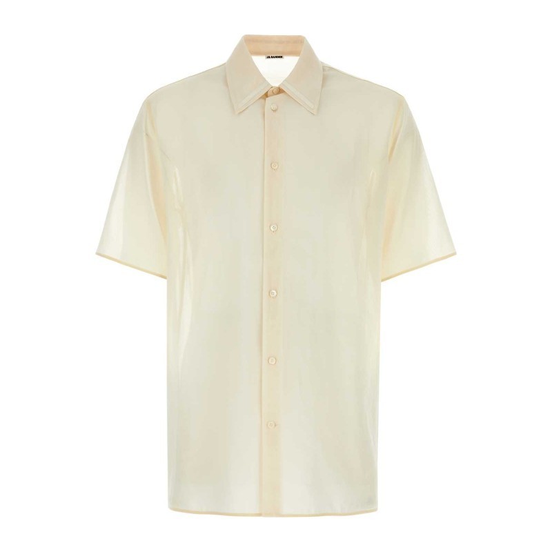 Tシャツ・カットソー Jil Sander SS23 Ivory gauze shirt (J22DL0110J45131 280)