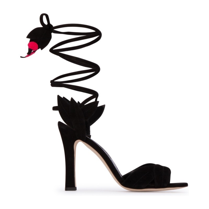 サンダル・ミュール Manolo Blahnik SS23 SCARPE CON TACCO (OSSIE1232146 BLCK)