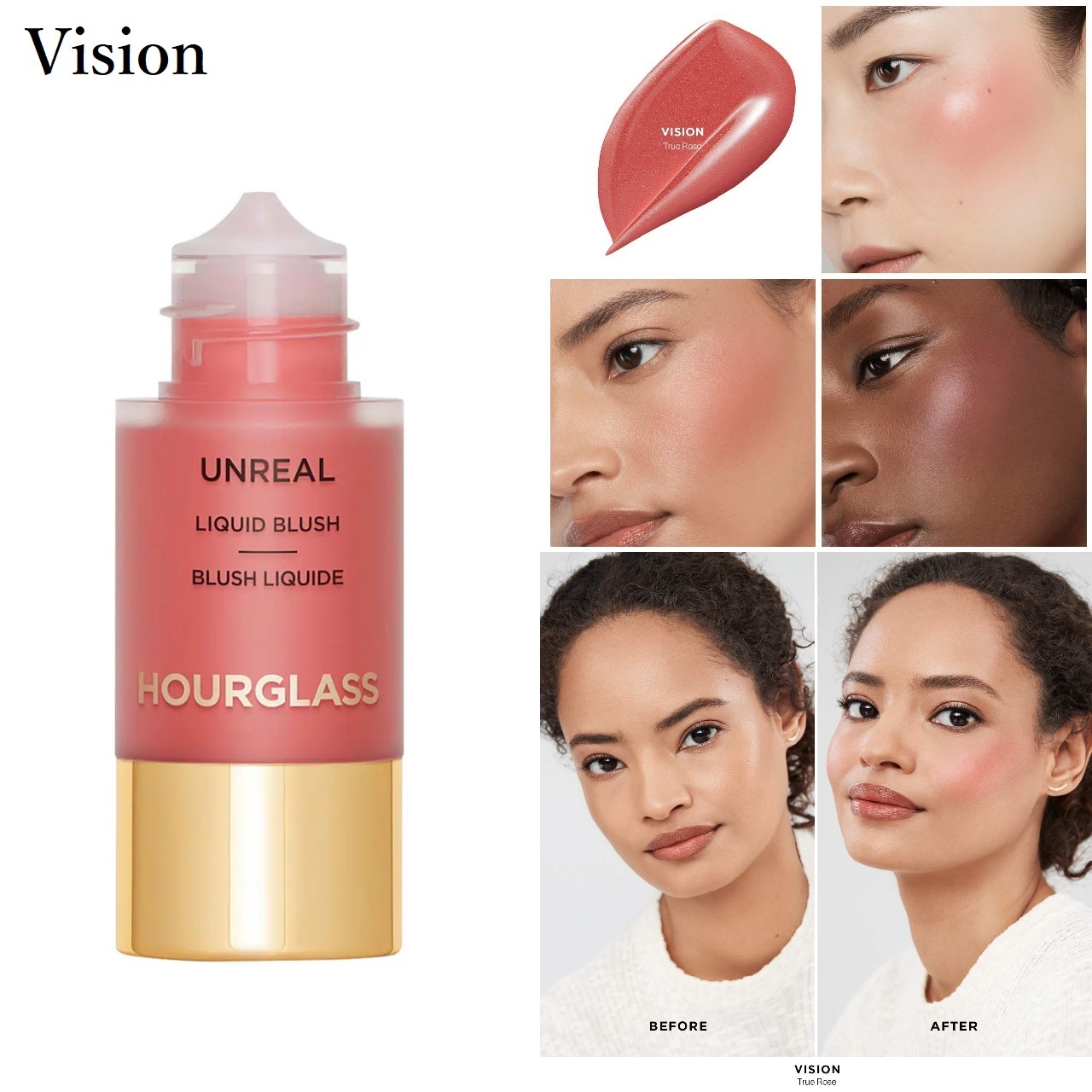 HOURGLASS☆Unreal Liquid Blush☆潤い＆ふっくらリキッドチーク