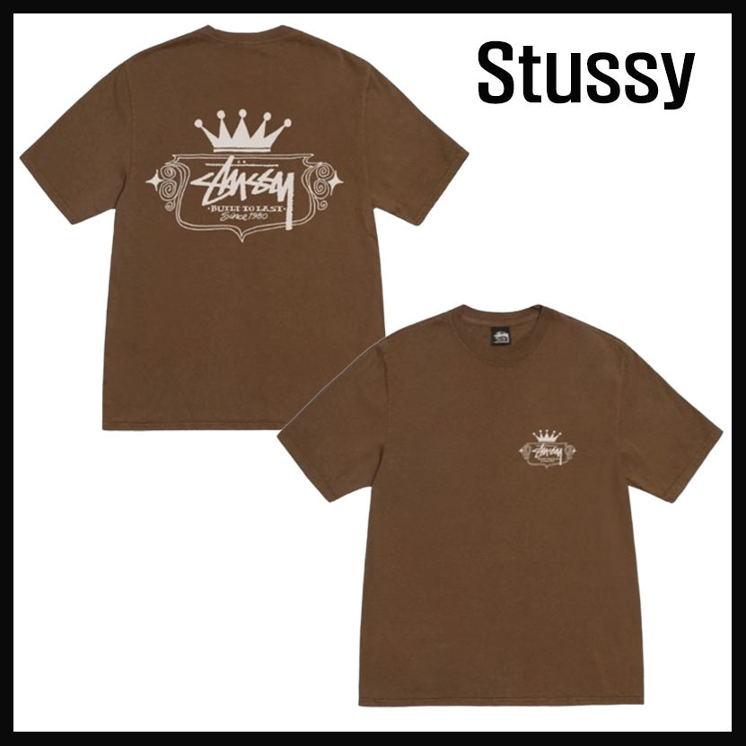 人気 ☆STUSSY☆ BUILT TO LAST PIGMENT DYED T-SHIRT