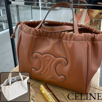 ★Celine★スモール カバ ドローストリング キュイル トリオンフ セリーヌ CELINE スモールカバドローストリングキュイル