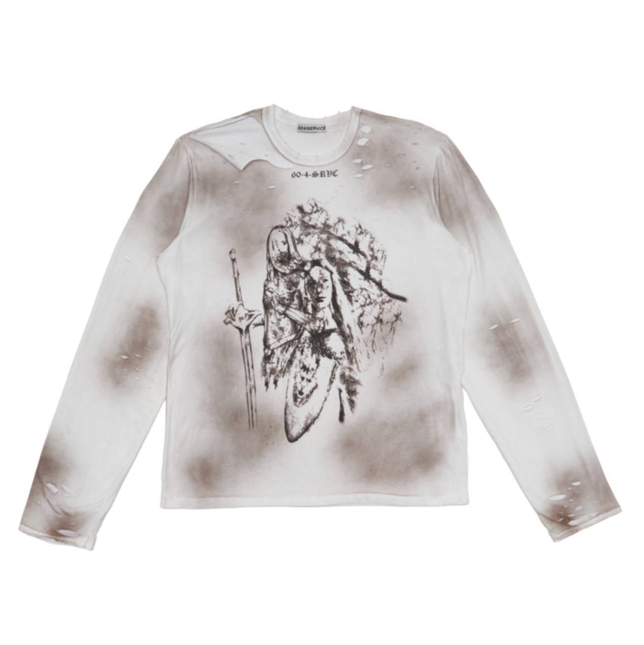 【604SERVICE】DESTROYED T SHIRT