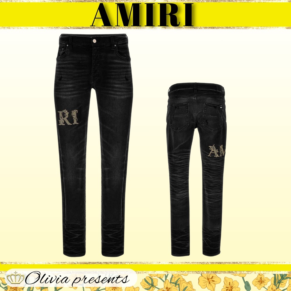 在庫処分 半額 AMIRI>>ブーツカットジーンズ - 黒 パンツ・ボトムス パンツ