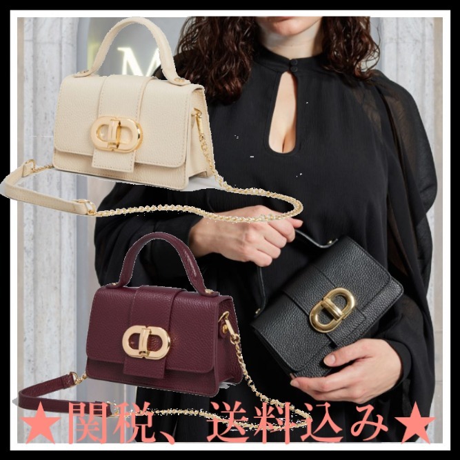 DT★Max Mara★ARABBA ショルダーストラップレザーバッグ