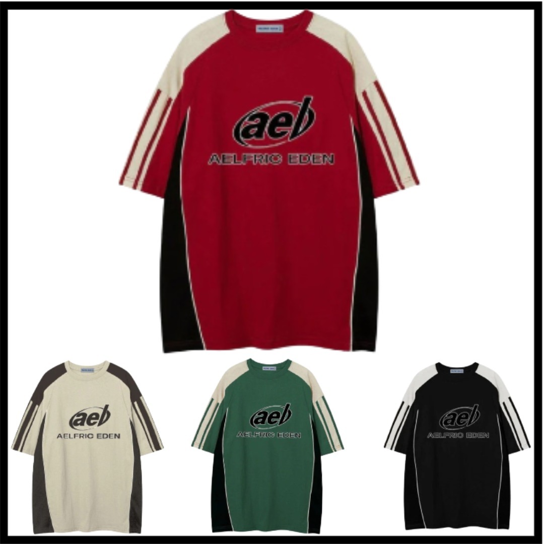 ◆Aelfric Eden◆ コントラストカラースピードウェイレーシングT