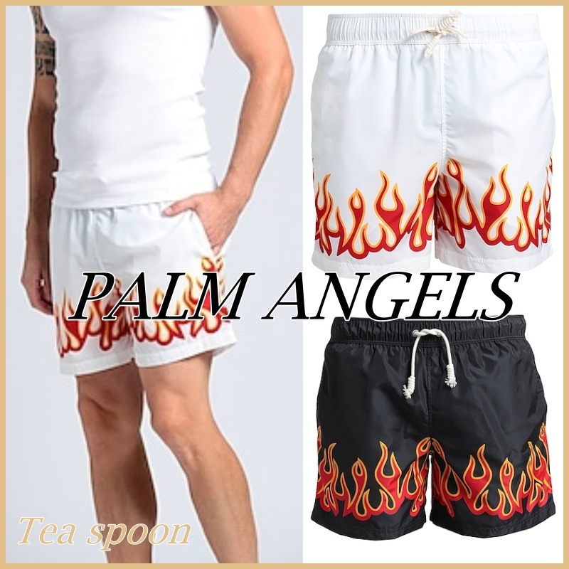 PALM ANGELS◆ロゴ スイムウェア ボクサー水着 2色展開 送料込