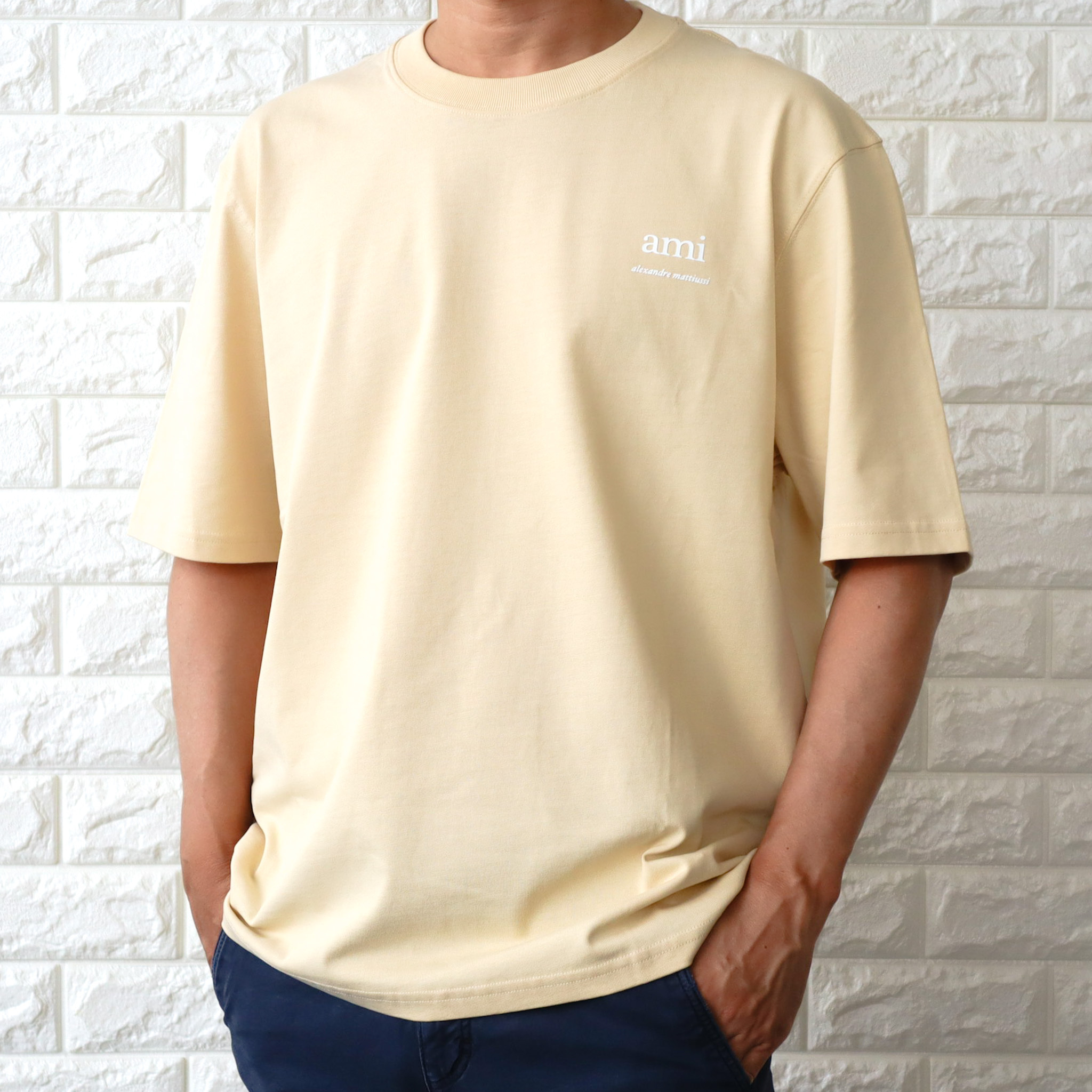 AMI PARIS アミ パリス オーバーサイズ ロゴ Tシャツ ADC刺繍