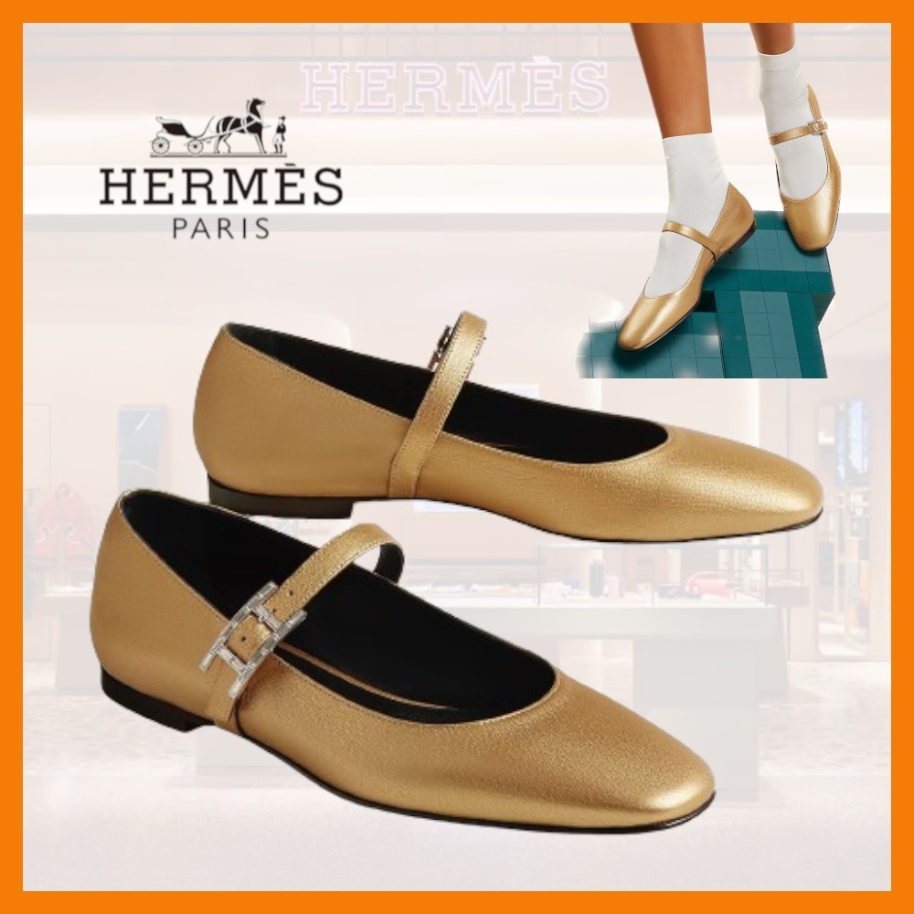 【エレガントなデザイン♪】◆HERMES◆モカシン パリ エレガンス！】HERMES Mocassins Paris パリモカシン