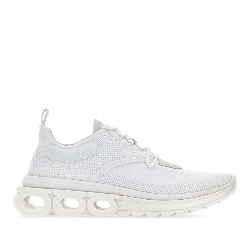 スニーカー FERRAGAMO White tech knit Nima sneakers