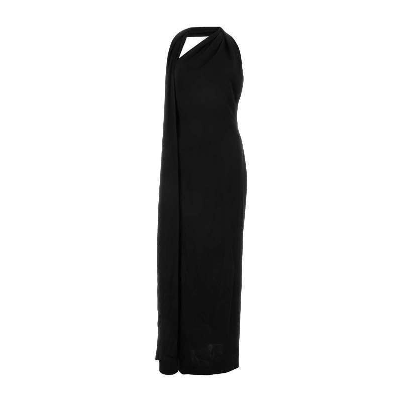 ワンピース LOEWE FW23 Black satin long dress (S359Y09XB7 BLACK)