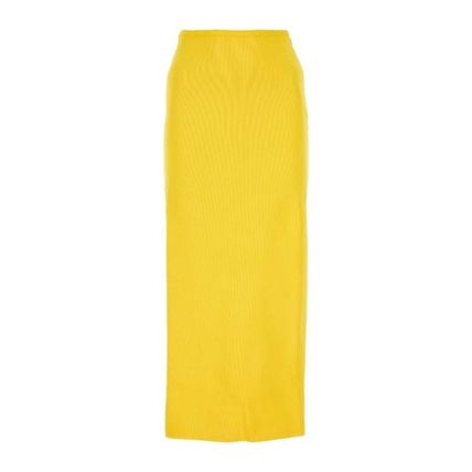 スカート Jil Sander SKIRT (J03MA0152J18301 736) Jil Sander Straight Skirt | Green | FARFETCH