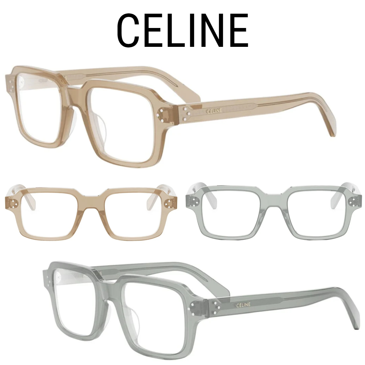 関税・送料込み＊CELINEセリーヌ＊CL50144U Bold 3 Dots メガネ
