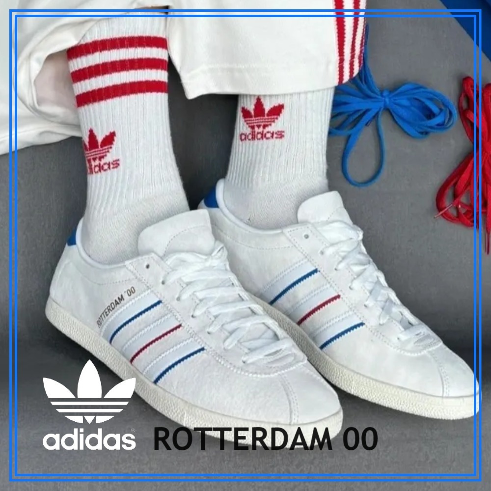 完売確実 大人気 adidas ROTTERDAM 00 ラインがキレイ 高級感◎