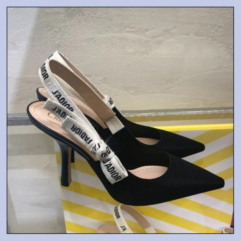 【大人デザイン】DIORディオール★スリングバックパンプス