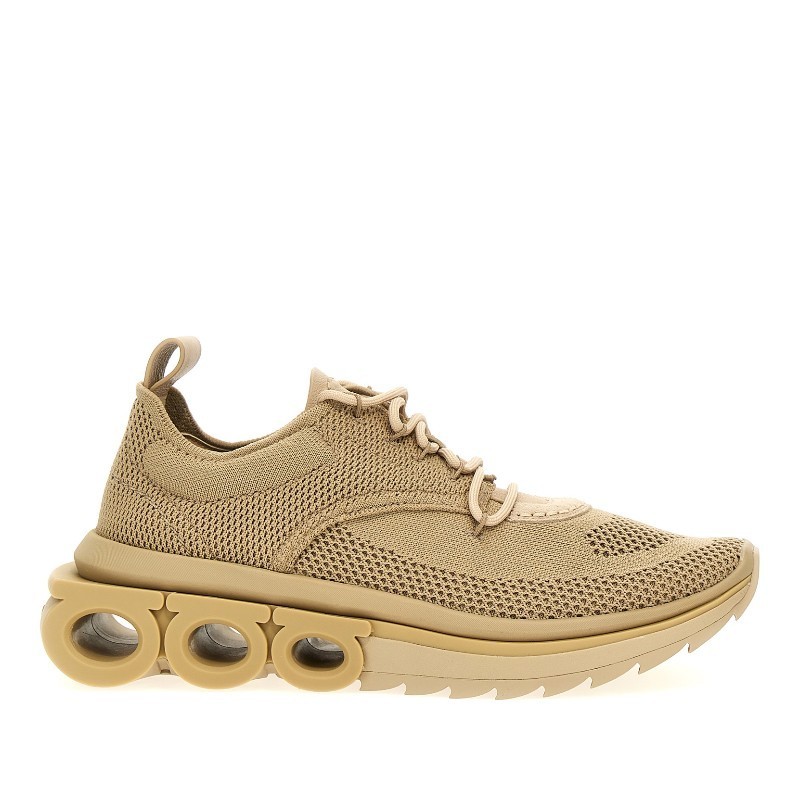 スニーカー FERRAGAMO SS24 'Nima' sneakers (760869 STONE)