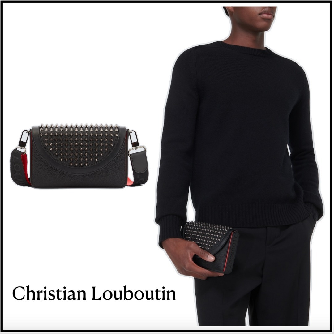 【Christian Louboutin】チェーン付きレザーウォレット