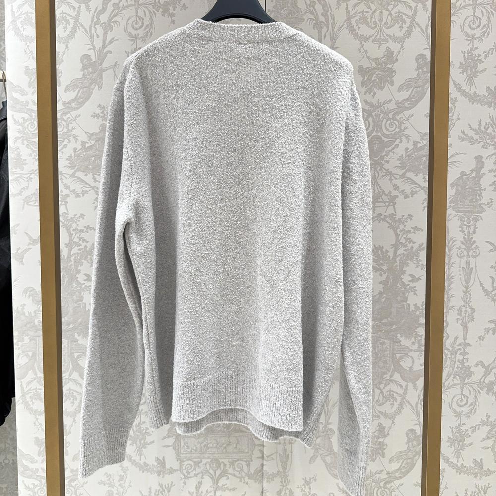 Dior《Lily of the Valley セーター》グレー コットン DHL 直営