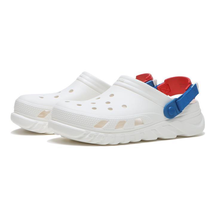 【crocs】クロックス DUET MAX II CLOG WHITE/BLUE/RED 国内発送