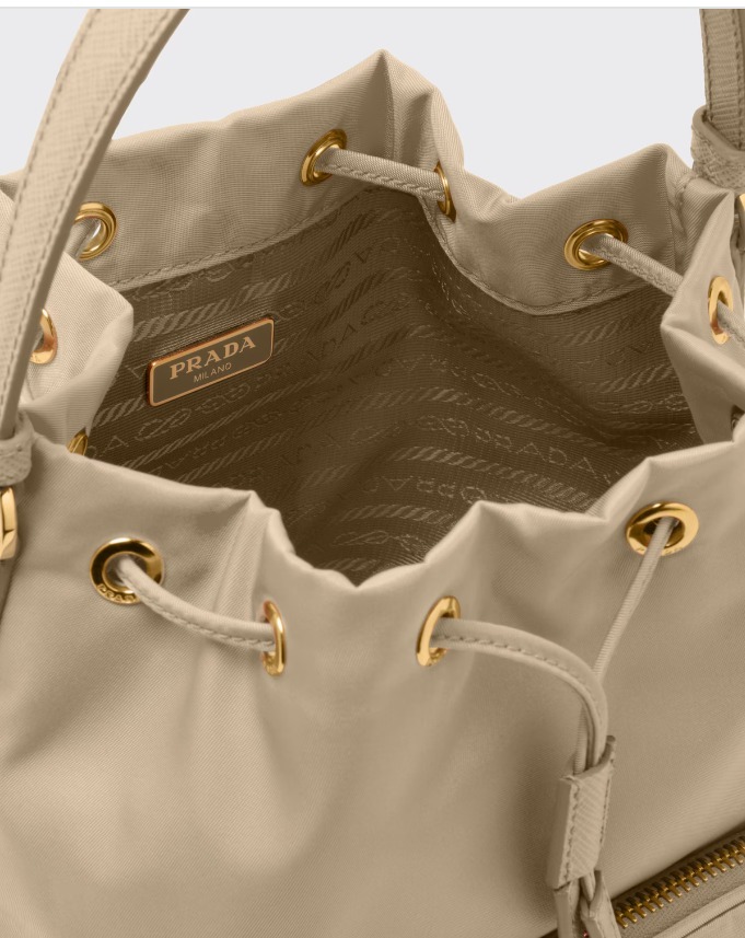 《送料無料》 PRADA Prada Duet Re-Nylon bucket bag