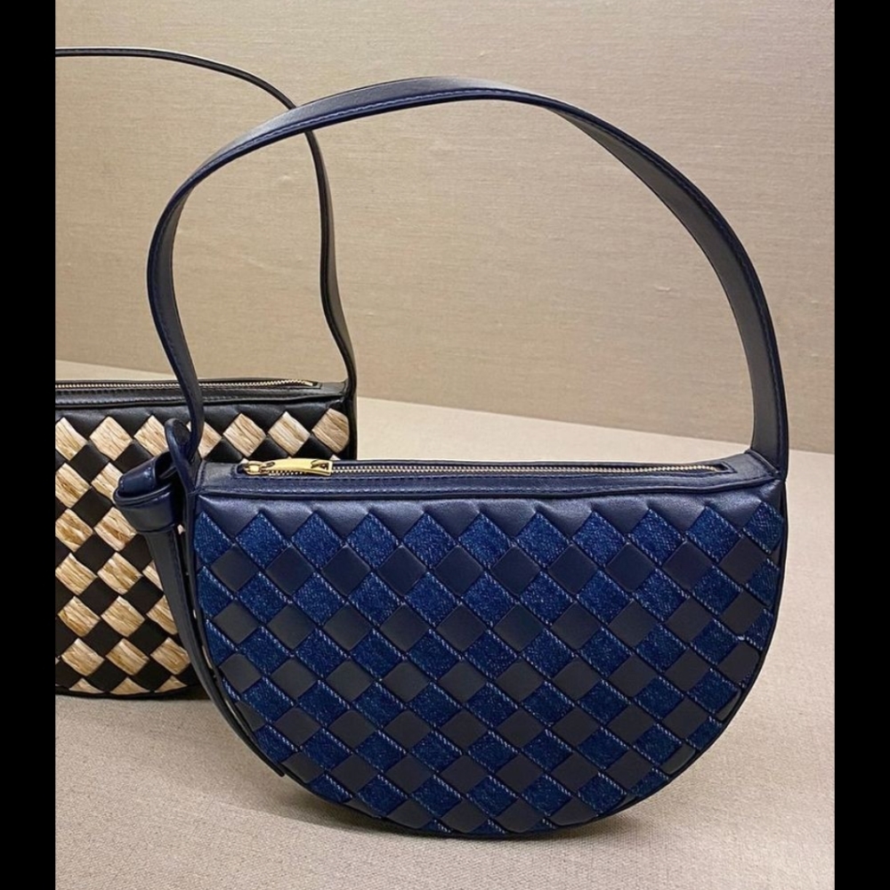 【BOTTEGA VENETA】ミニ サンライズ イントレチャート デニム