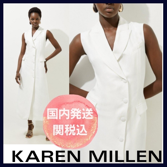 日本未入荷★Karen Millen オフショルダーマキシドレス 日本未入荷☆Karen Millen オフショルダーマキシドレス