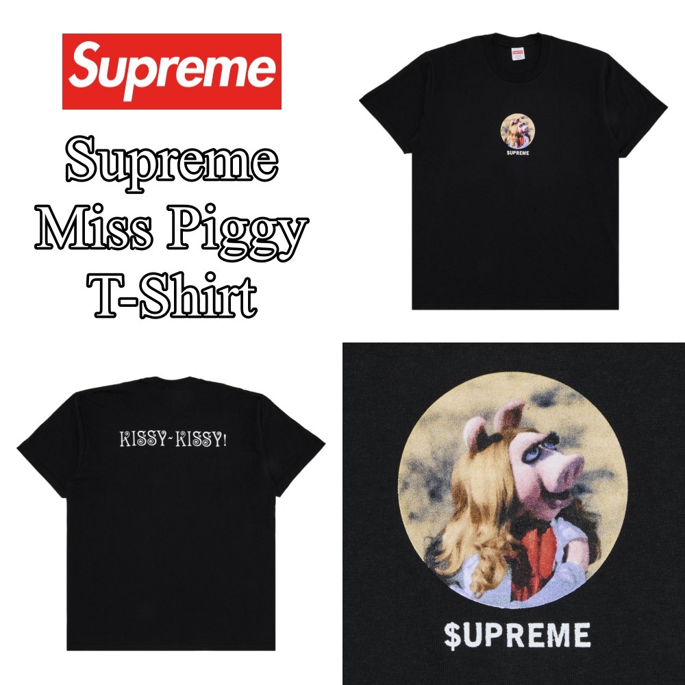 【Supreme】Miss Piggy T-Shirt★Black★24SS★
