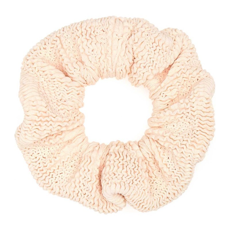 ヘアアクセサリー Hunza G SS24 Light pink fabric scrunchie (SCRUNCHIE BLUSH)