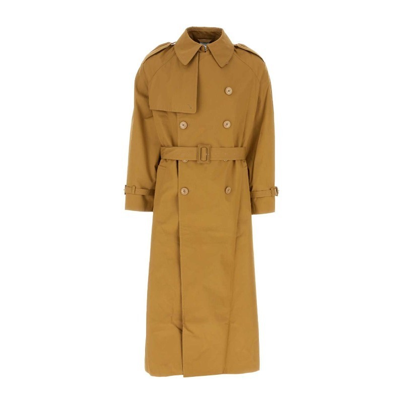 トレンチコート VETEMENTS Camel cotton oversize trench coat