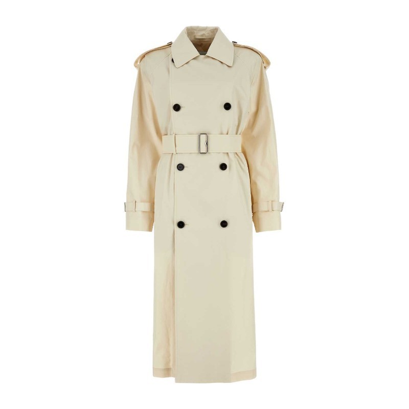 トレンチコート Burberry FW24 Cream gabardine trench coat (8080863 B8620)